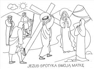 Stacja IV - Jezus spotyka swoja Matke