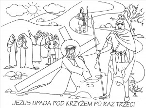 Stacja IX - Pan Jezus upada po raz trzeci