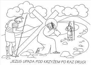 Stacja VII - Jezus upada po raz drugi