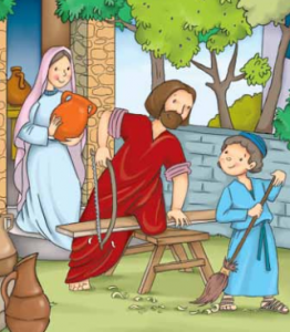 Jezus+pomaga+jako+dziecko+w+domu